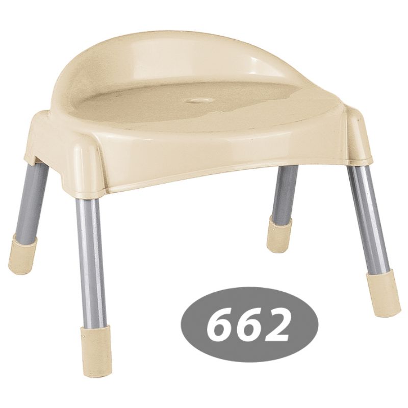 چهار پایه پشتی دار پایه فلزی کوتاه ناصر 662