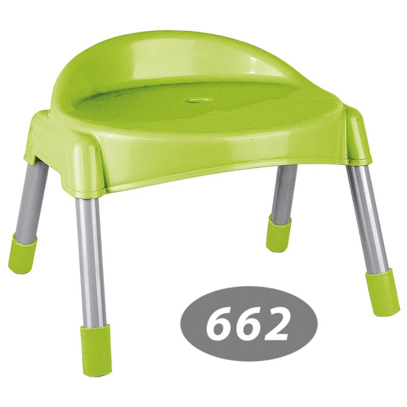 چهار پایه پشتی دار پایه فلزی کوتاه ناصر 662