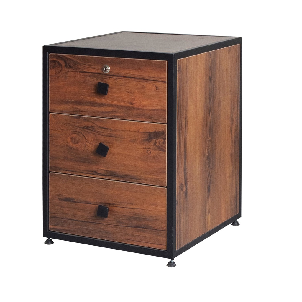 فایل 3 کشو میزینو روکش بلوط