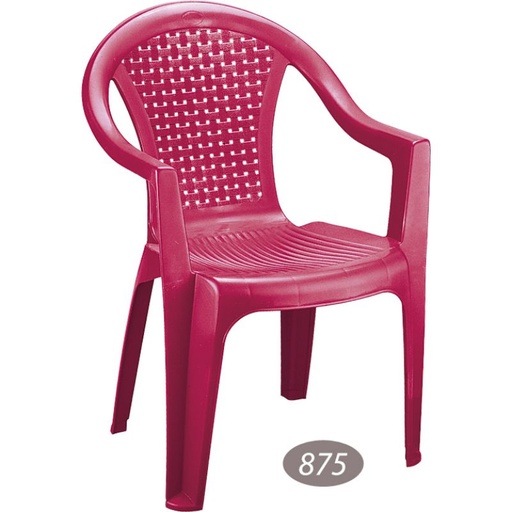 صندلی دسته دار بزرگ حصیری 875